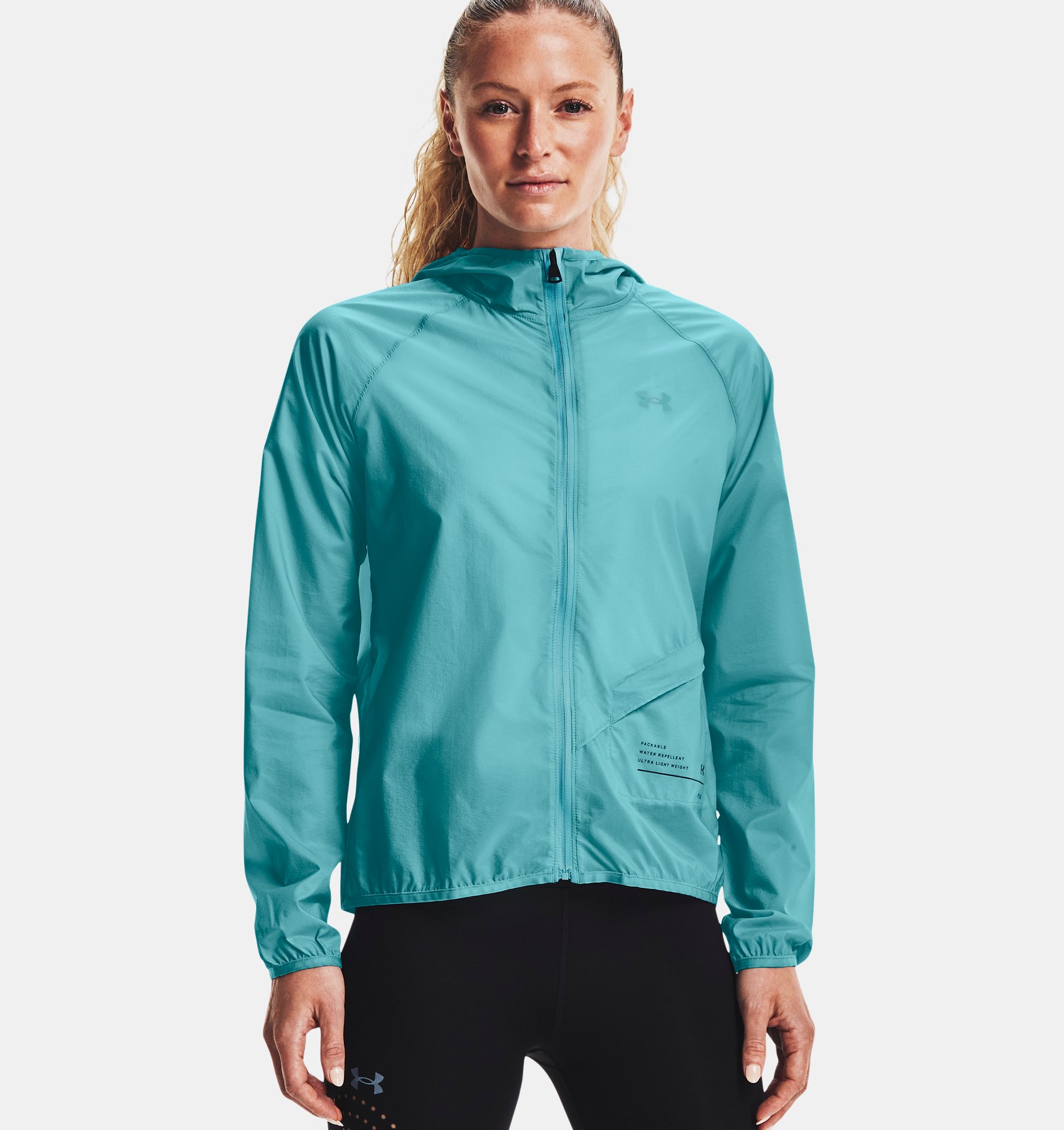 Giacca Donna Under Armour Qualifier Storm Graphic Packable Run 
